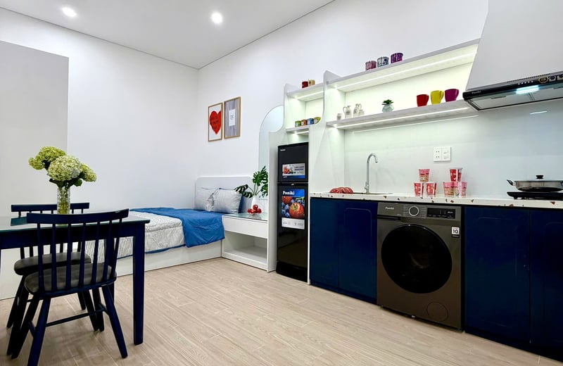 Аренда новой, светлой студии, Кхюэ Ми, Дананг, Вьетнам