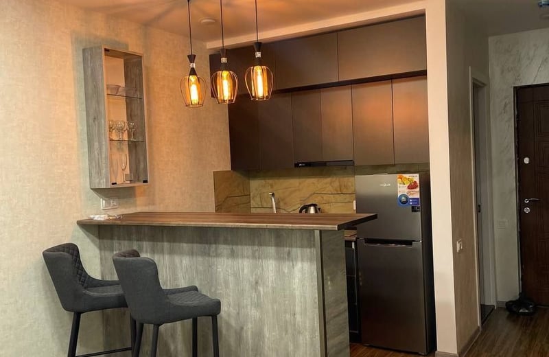 Аренда уютной меблированной студии с видом на город, 34 м², Batumi, Грузия