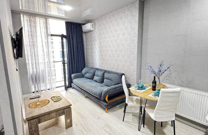 Bright, furnished apartment for rent, 44 m², Batumi, Georgia