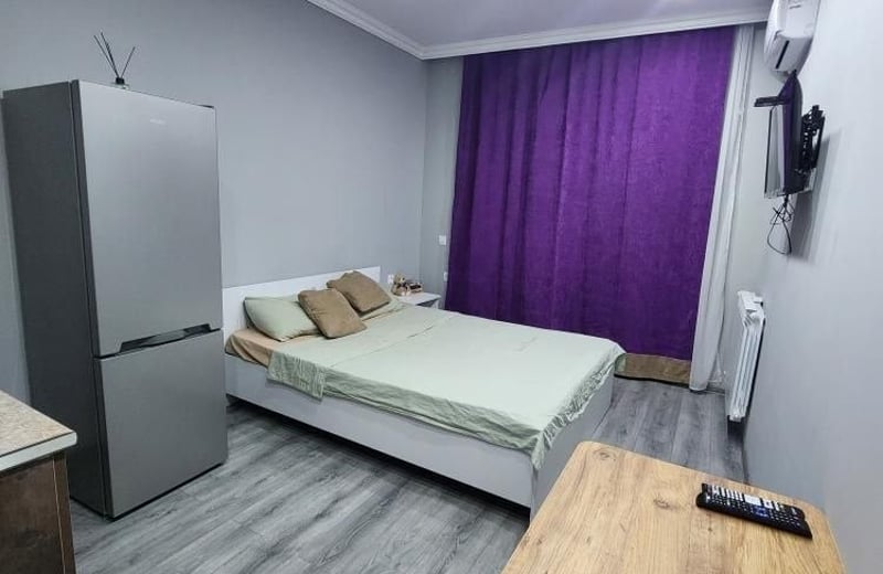 Alquiler de acogedor estudio con vista al mar, 29 m², Batumi, Georgia