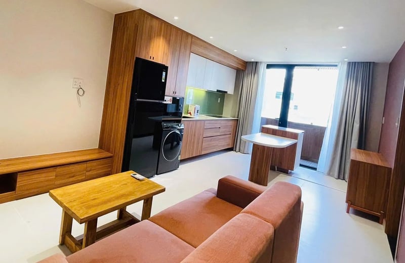 Long-term rental of a luxury apartment with a gym near the airport in Hai Chau District, Da Nang, Vietnam