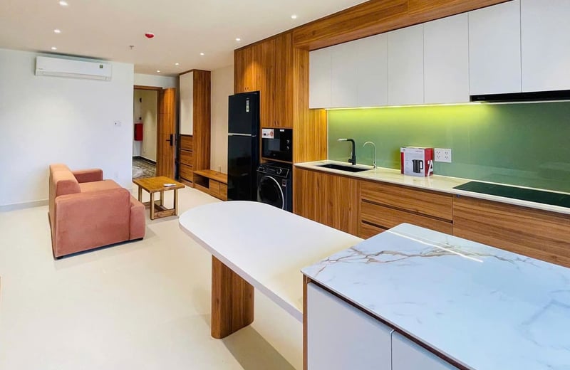 Long-term rental of a luxury apartment with a gym near the airport in Hai Chau District, Da Nang, Vietnam