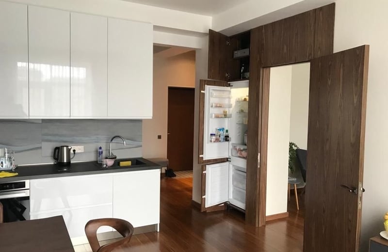 Location d’un appartement moderne de 3 pièces avec vue sur la mer, Baku White City, Bakou, Azerbaïdjan