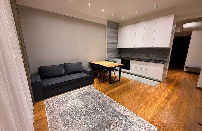 Rental of a modern 3-room apartment with a sea view, Baku White City, Baku, Azerbaijan