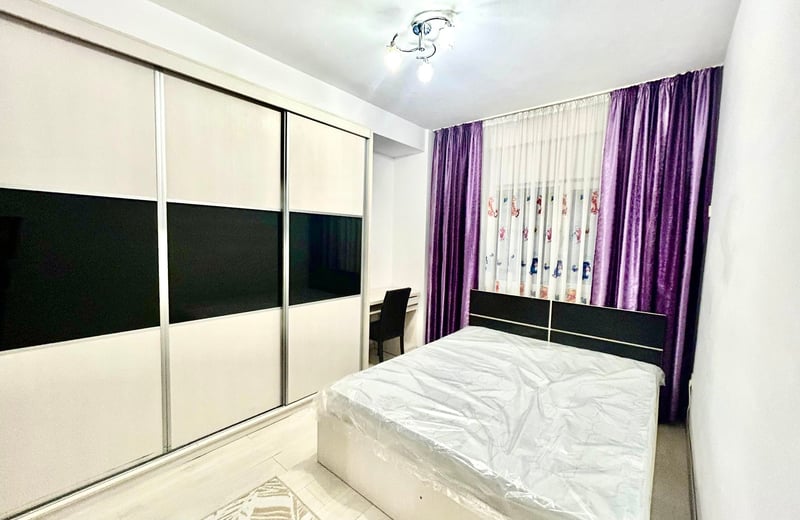 Аренда двухкомнатной квартиры с балконом, 50 м², Бухарест, сектор 6, Румыния