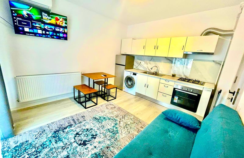 Gemütliche, helle, möblierte 2-zimmer-wohnung zur miete, Bukarest, Rumänien