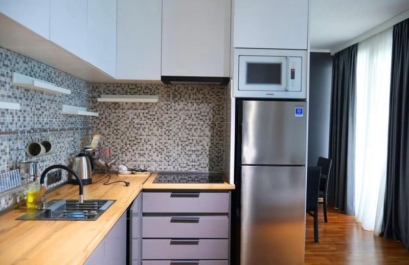 Location d'un appartement spacieux, 65 m², vue panoramique, Batumi, Géorgie