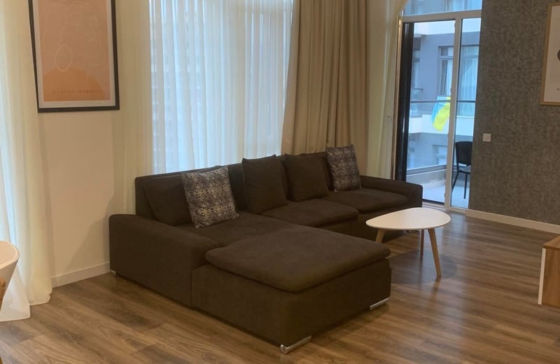 Alquiler de apartamento amueblado y confortable, 75 m², complejo White Sails, Batumi, Georgia