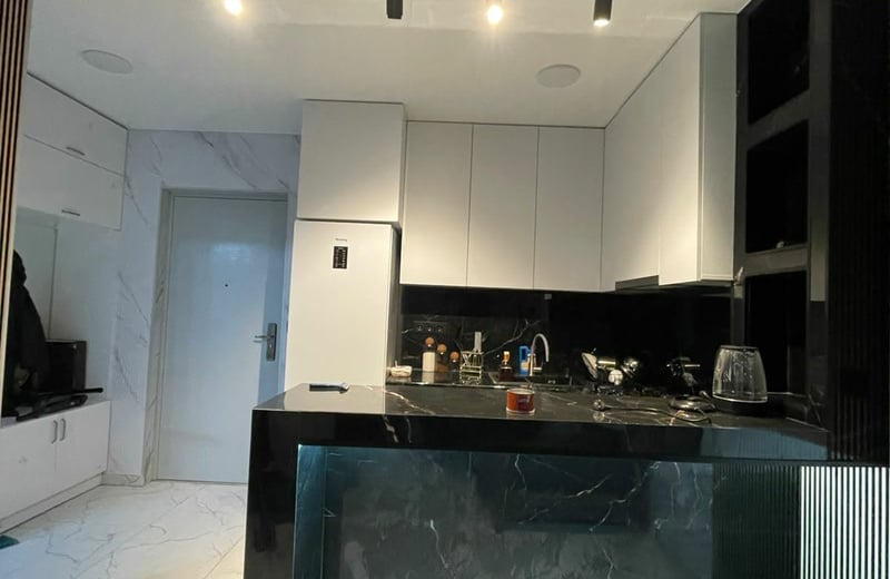 Vermietung einer geräumigen, vollmöblierten Wohnung, 60 m², Batumi, Georgien