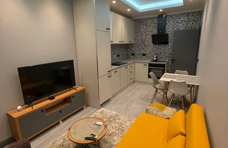 Alquiler de apartamento acogedor con vista panorámica, 50 m², Metro City, Batumi, Georgia
