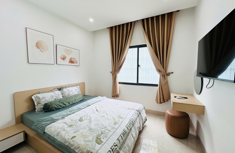 Location d'appartement meublé et lumineux d'1 chambre dans le quartier de Sơn Trà, Đà Nẵng, Viêt Nam