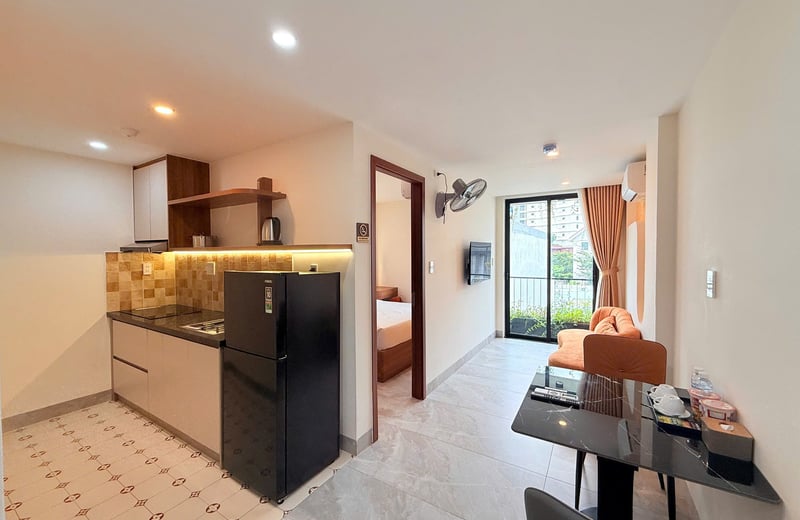 Аренда новой и меблированной квартиры 50 м² рядом с пляжем в Дананге, Вьетнам