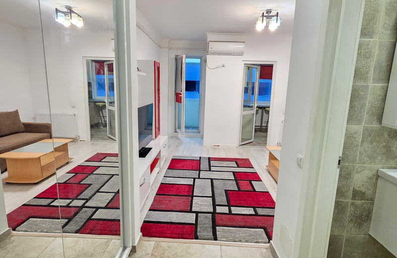 Rent of a cozy 1-room apartment with parking in Sector 6, Bucharest, Romania