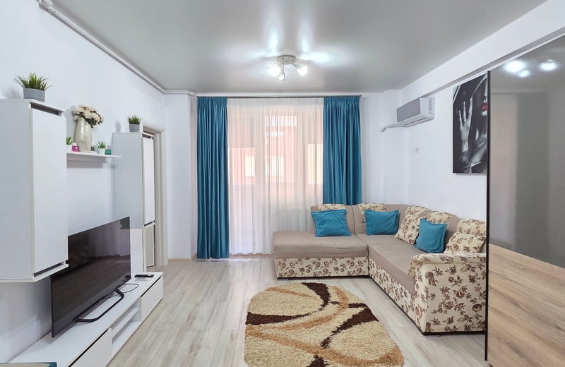 Bright Furnished Apartment for Rent, Bucharest, Romania
