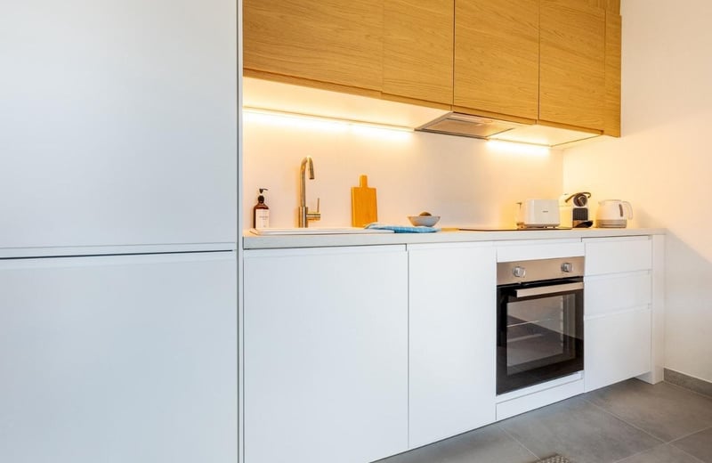 Modern ocean-view apartment in Los Gigantes for rent, Tenerife, Spain