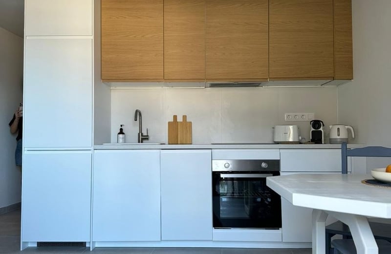 Modern ocean-view apartment in Los Gigantes for rent, Tenerife, Spain
