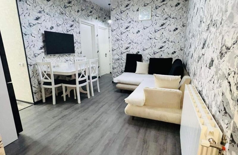 Modern bright 80 m² apartment with 3 bedrooms for rent, Tbilisi, Georgia