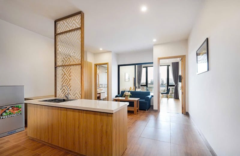 Location d’un appartement spacieux au design moderne, 60 м², Son Tra, Da Nang, Vietnam