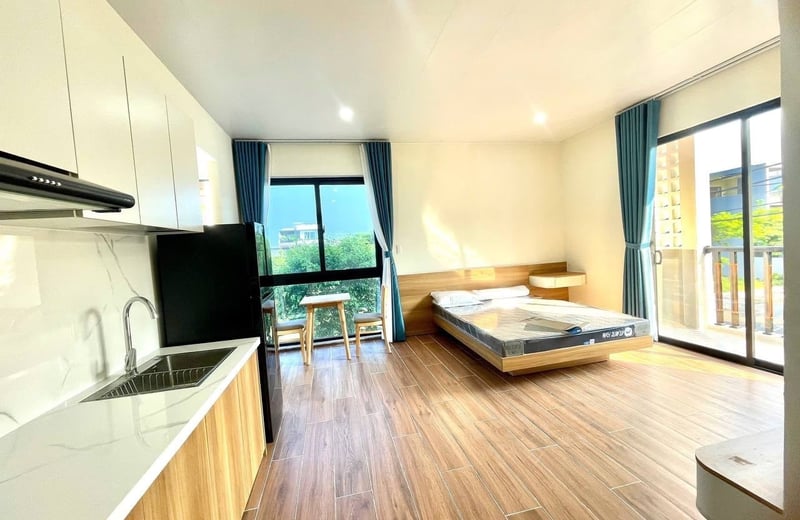 Location d'un studio compact et meublé, Ngu Hanh Son, Da Nang, Vietnam