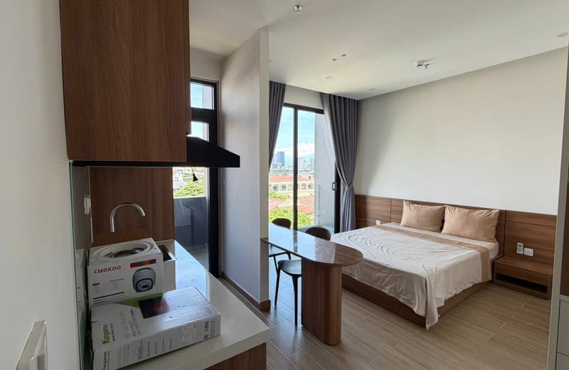 Studio 40m² for Rent Near the Beach, Son Tra District, Da Nang, Vietnam