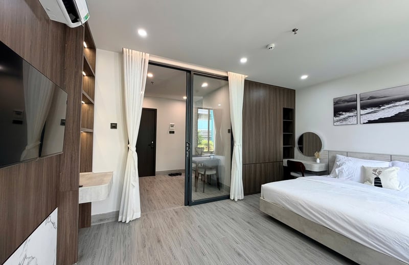 Appartement lumineux à louer près de la plage Man Thai, Da Nang, Vietnam