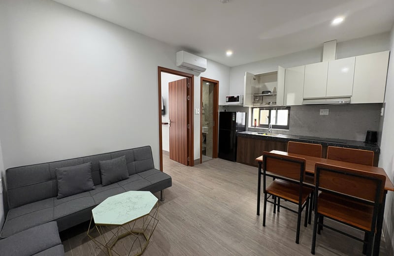 Alquiler de un acogedor apartamento moderno, 45 m², Distrito de Son Tra, Da Nang, Vietnam