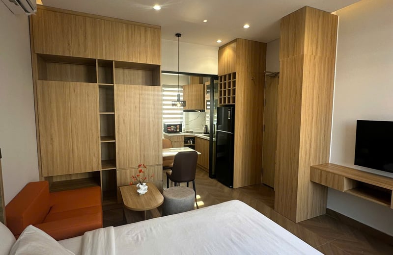 Alquiler de estudio nuevo y completamente amueblado con piscina, Son Tra, Da Nang, Vietnam