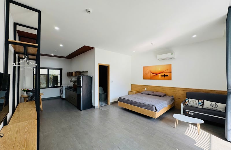 Rent a modern, fully furnished studio with pool, Son Tra, Da Nang, Vietnam