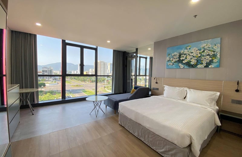 Аренда стильной, панорамной квартиры, 2 спальни, Дананг, Вьетнам