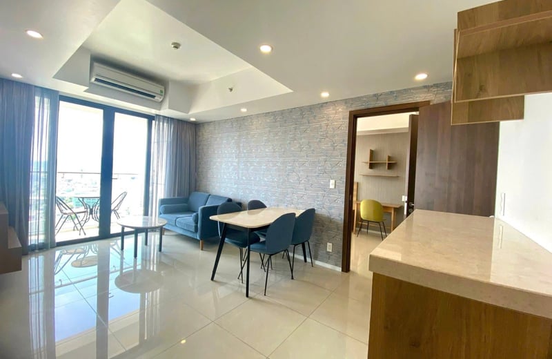 Appartement de luxe avec vue sur la rivière et la ville à louer à Hiyori Residence, Da Nang, Vietnam