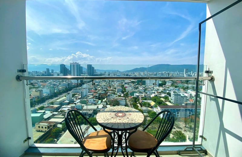 Appartement de luxe avec vue sur la rivière et la ville à louer à Hiyori Residence, Da Nang, Vietnam