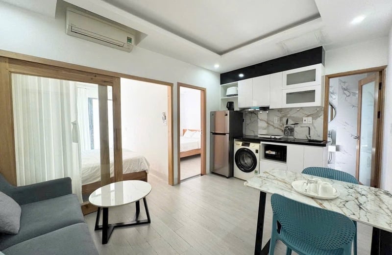 Appartement lumineux à louer dans un quartier calme près de la rivière, Da Nang, Vietnam