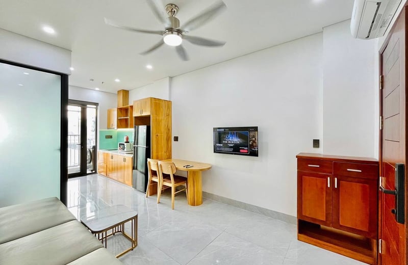 Alquiler de apartamento cómodo y luminoso, 40 m², Da Nang, Vietnam