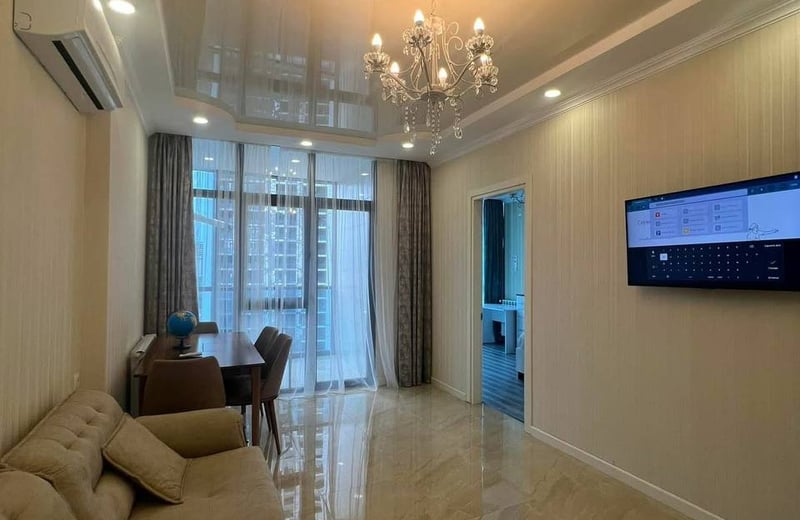 Apartment 58m² for Rent in New Wave Hotel, City Center, Batumi, Georgia