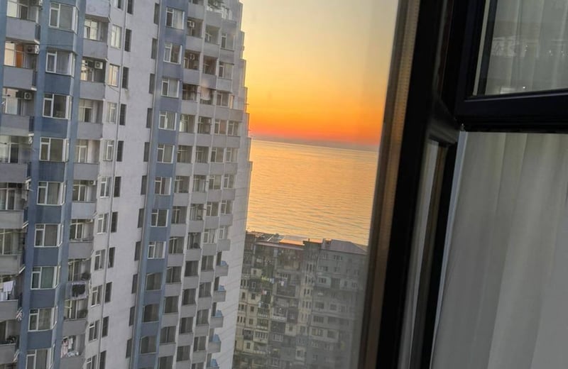 Modernes Studio 30m² zur Miete im NBG Panorama, Batumi, Georgien