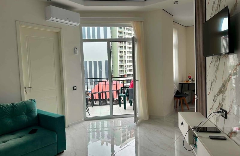 Gemütliche und moderne Wohnung (45m²) zur Miete in Batumi, Georgien