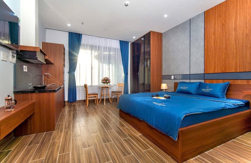 Alquiler de estudio acogedor y completamente amueblado, cerca de la playa, My An, Da Nang, Vietnam