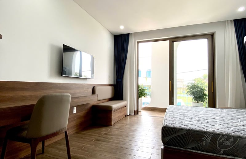 Аренда новой, полностью меблированной квартиры с балконом, район Шон Тра, Дананг, Вьетнам