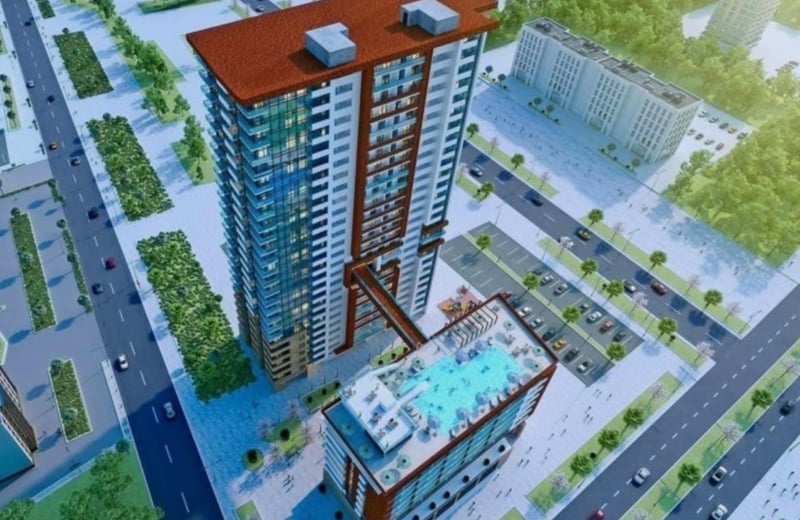 Alquiler de un apartamento totalmente nuevo de 2 habitaciones, 58 m², cerca del mar, Batumi, Georgia