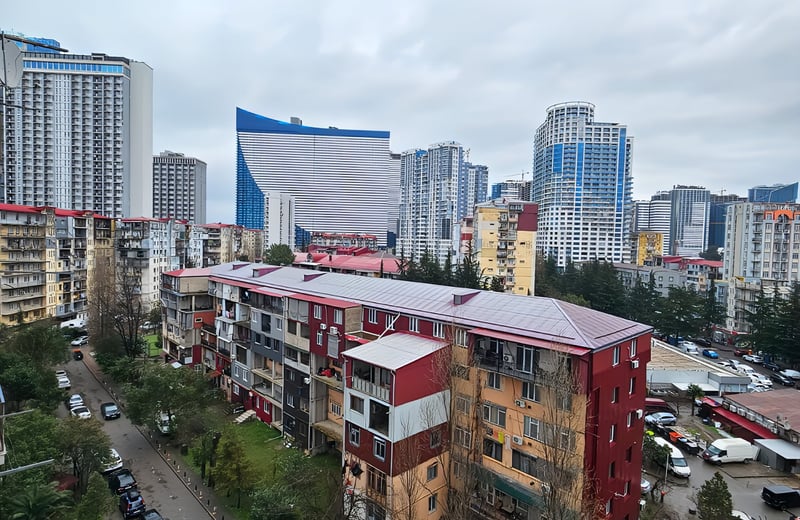 Appartement cosy de 55 m² à louer dans le quartier Khimshiashvili, Batumi, Géorgie