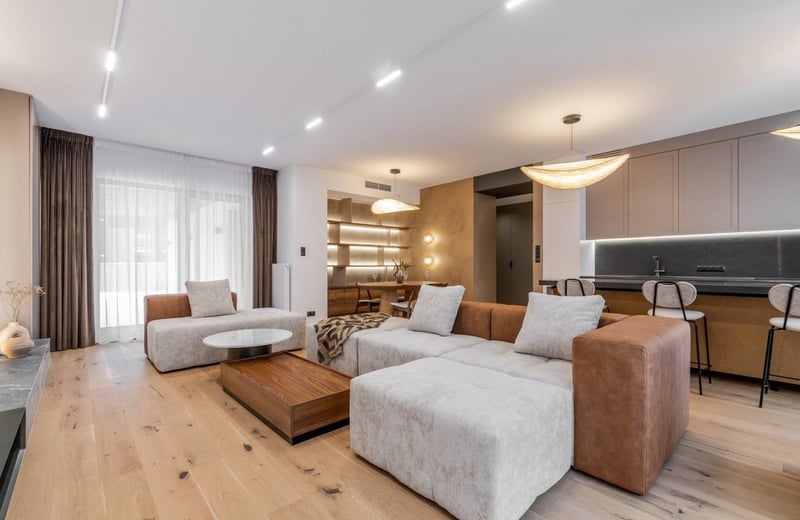 Alquiler de un apartamento elegante de 3 habitaciones, 121 m², Powiśle, Varsovia, Polonia