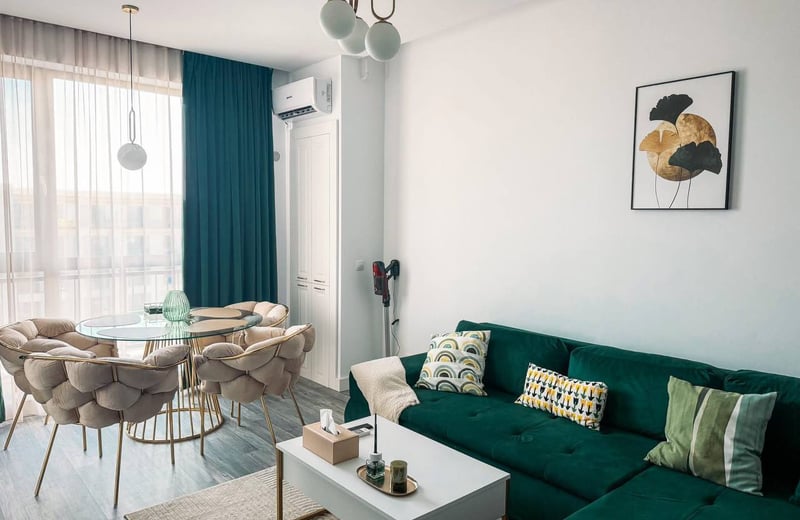 Location d’appartements confortables et meublés de 2 pièces, 54 m², Mamaia Nord, Constanța, Roumanie