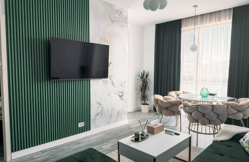 Location d’appartements confortables et meublés de 2 pièces, 54 m², Mamaia Nord, Constanța, Roumanie