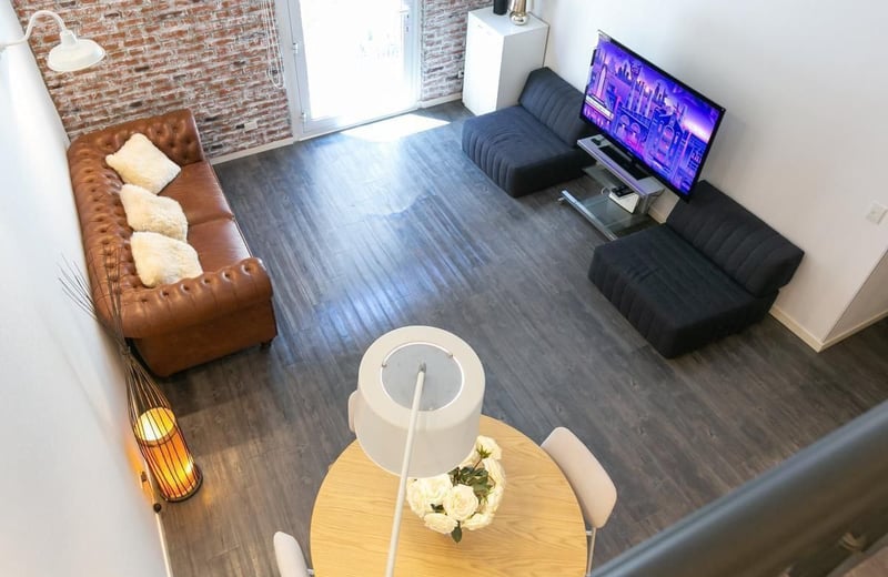 Rent of a spacious furnished 3-room duplex, 120 m², San Telmo, Buenos Aires, Argentina