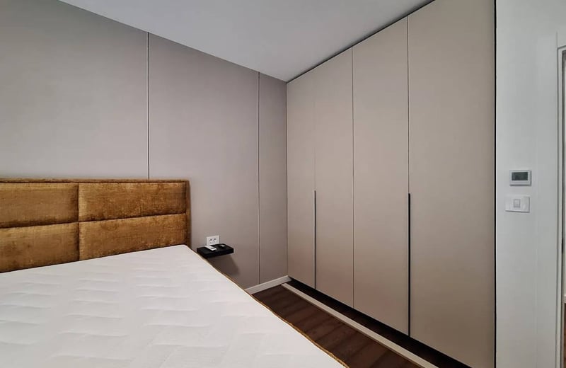 Rent of a new 2-room apartment, 50 m², opposite the riverfront, Zemun, Belgrade, Serbia