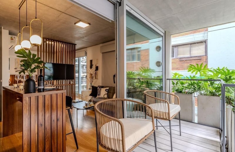 Alquiler de un estudio nuevo, luminoso y amueblado, Recoleta, Buenos Aires, Argentina