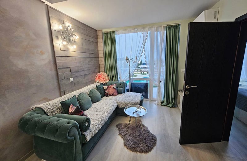 Alquiler de un acogedor apartamento de 1 habitación, Sarafovo, Burgas, Bulgaria