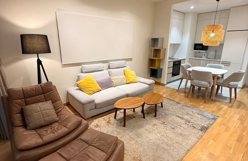 Аренда уютной 2-комнатной квартиры, 57 м², BW Vista, Белград, Сербия