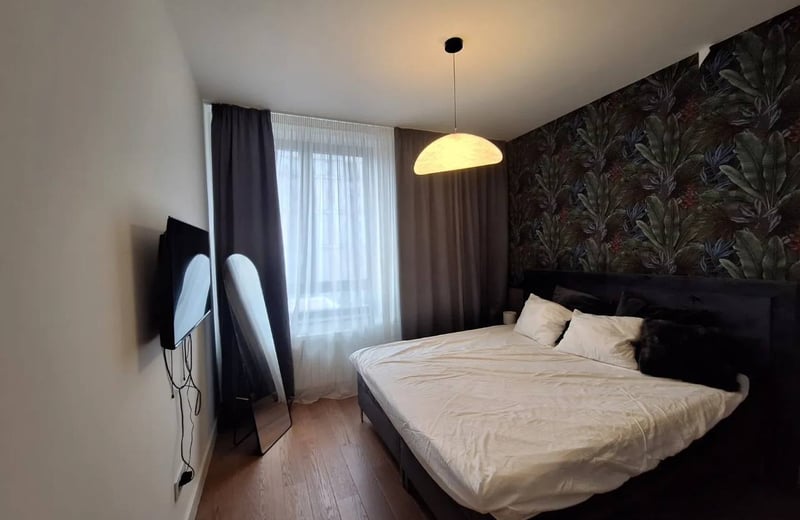 Alquiler de un moderno y amueblado apartamento de 3 habitaciones, 72 m², BW Quartet, Belgrado, Serbia