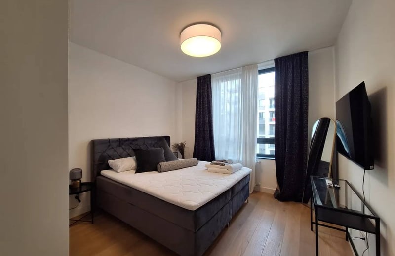 Miete einer hellen 3-Zimmer-Wohnung, 77 m², Premium-Wohnanlage BW Eterna, Belgrad, Serbien
